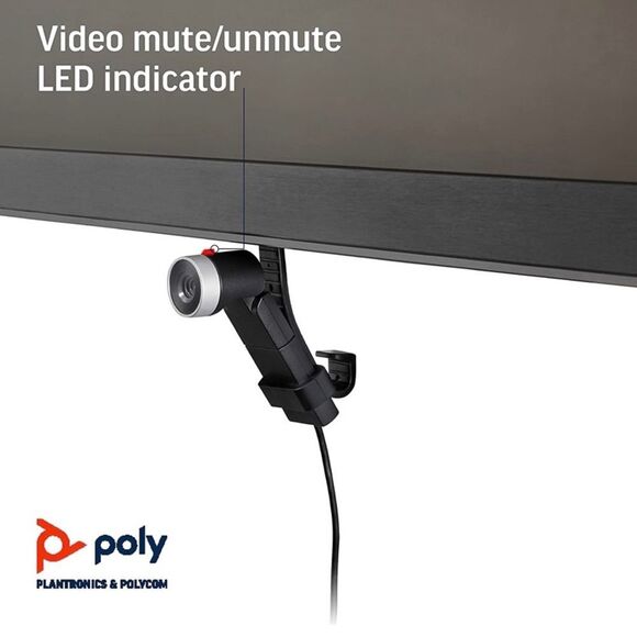 Polycom EagleEye Mini with Mount 1080p HD Webcam Zoom Video Conference Meetings - Picture 2 of 8